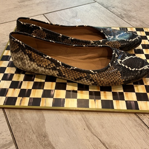 Madewell snakeskin ballet flats - Picture 3 of 6